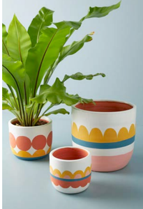 Pot de fleurs <span class=keywords><strong>en</strong></span> céramique style pastoral, décor <span class=keywords><strong>arc</strong></span>-<span class=keywords><strong>en</strong></span>-<span class=keywords><strong>ciel</strong></span>, vente chaude - Product Image 2