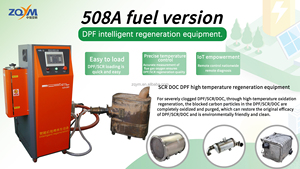 Machine de nettoyage ZQYM-508A DPF SCR DOC, Nettoyeur de <span class=keywords><strong>filtre</strong></span> <span class=keywords><strong>à</strong></span> <span class=keywords><strong>particules</strong></span> diesel, Nettoyage et régénération haute température du DPF - Product Image 4