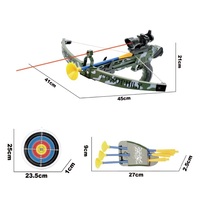 Arc à poulies de chasse camouflage compact avec cible, jouet de tir à l'arc pour enfants