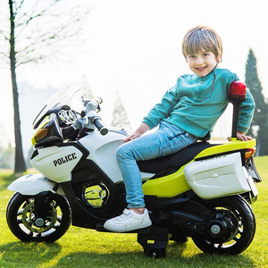 Grosses motos <span class=keywords><strong>électrique</strong></span>s <span class=keywords><strong>12V</strong></span> pour enfants, vélo pour bébés, motos, voiture de <span class=keywords><strong>police</strong></span> pour enfants avec alarme lumineuse - Product Image 3