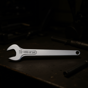 Clé à molette ouverte 9 mm Usag No 245 pour réparation mécanique - Product Image 3