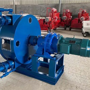 Bomba de manguera industrial multifunción autocebante horizontal peristáltica accionada por motor 220V sin fugas de alto flujo para lodos - Product Image 4