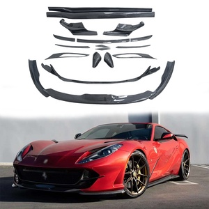 ชุดแต่งคาร์บอนไฟเบอร์แห้ง สำหรับ <span class=keywords><strong>Ferrari</strong></span> <span class=keywords><strong>812</strong></span> อัพเกรดสไตล์ <span class=keywords><strong>Novitec</strong></span> ประกอบด้วยลิ้นหน้า ดิฟฟิวเซอร์หลัง ฝากระโปรง ครอบข้าง และชุดแต่งรอบคัน - Product Image 1