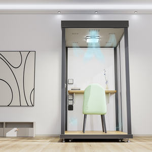 Современная Звуконепроницаемая акустическая офисная кабина для 1 человека, персонализированная Бесшумная будка для офисного здания, склада отеля, использования в гостиной - Product Image 3