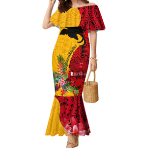 <span class=keywords><strong>50</strong></span> Papua New ghinea indipendenza abiti lunghi da donna con spalle scoperte Papua nuovo abito da ghinea - Product Image 3