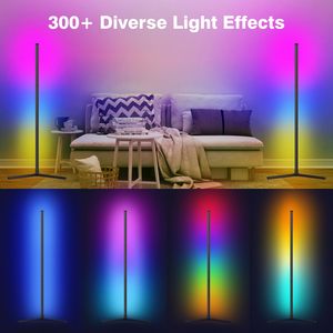 Lámpara <span class=keywords><strong>de</strong></span> Esquina RGB USB para Dormitorio, Lámpara <span class=keywords><strong>de</strong></span> Pie con Control Remoto por Aplicación, Portátil, con Conexión USB, Lámpara LED <span class=keywords><strong>de</strong></span> Ambiente Navideño - Product Image 3