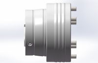 Mandrin à pince hydraulique JSK-52 A6 à trou traversant pour tournage CNC de barres et d'obus, type SK52