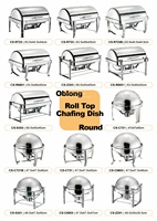 Edelstahl Gold Chafing Dish 9L Fassungsvermögen Elektrisch Beheizter Buffet-Server für Gewerbe, Hotels und Restaurants