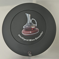 Decantador de Vino Eléctrico Giratorio Automático Inteligente, Portátil, Reutilizable, Ecológico, de PP + Silicona, Estilo Americano, para Amantes del Vino