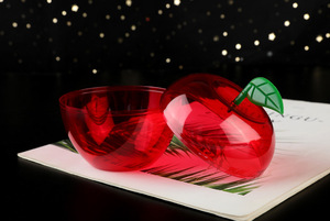 Fábrica al por mayor envases decorativos de manzana árboles frutales ornamentales de plástico para Navidad cumpleaños/Decoraciones de boda - Product Image 5