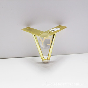 YIJUN Furniture <b>Legs</b> 962 Gold Brushed Modern Minimalist Easy Installation - Product Image 1