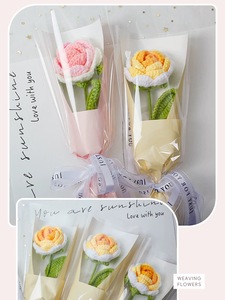 <span class=keywords><strong>Bouquet</strong></span> <span class=keywords><strong>de</strong></span> <span class=keywords><strong>roses</strong></span> fait à la main cadeau décor à la maison envoyer des proches envoyer des amis - Product Image 2
