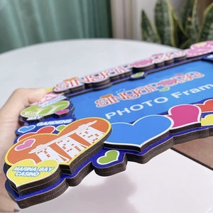 กรอบรูปไม้ลายนูน<span class=keywords><strong>3D</strong></span> ของที่ระลึกสำหรับเดินทางปรับแต่งได้พอดี4x6ฉันชอบกรอบรูปบูธถ่ายรูปในเมืองฮาวาย