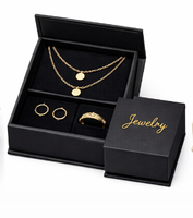Boîte cadeau de luxe pour bijoux en fourrure avec carton ondulé recyclé, design personnalisé, gaufrage, revêtement UV mat, forme et taille personnalisables