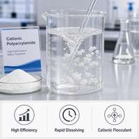 Polyacrylamide Cationique 90% Solide