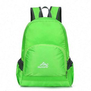 Outdoor Travel Custom Foldling <b>Backpack</b> Ultralight Nylon Foldable Sports <b>Backpack</b> for Hiking Camping - Product Image 3
