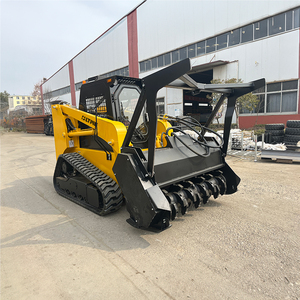 سعر المصنع: Forest Forest Mulcher Track Loader انزلاقية التوجيه مع جزازة مع محرك EPA - Product Image 3