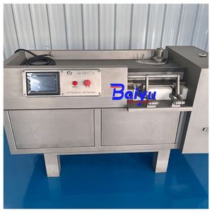 Machine à découper la viande Baiyu <span class=keywords><strong>pour</strong></span> la découpe de cubes de viande de bœuf, de poulet, de porc et de viande congelée dans le traitement alimentaire commercial - Product Image 6