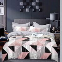 Ensemble de housse de couette en microfibre douce avec imprimé, vente en gros, Offre Spéciale