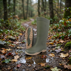 Bottes de sécurité mi-mollet AP XT vertes avec semelle intermédiaire en PVC durable pour la construction – Style éclatant et soutien longue durée - Product Image 3