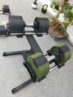 Entraînement musculaire, haltères réglables 40 kg/24 kg, poids libres, haltères réglables