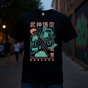 Camiseta promocional Power Found Limits, color negro, unisex, talla M para adultos - Product Image 3