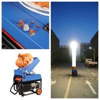 Tour d'éclairage LED gonflable Dragon Direct Factory 800W Blanc IP54 Projecteur à faisceau 360° Alimenté à l'essence 104 000lm Garantie 5 ans