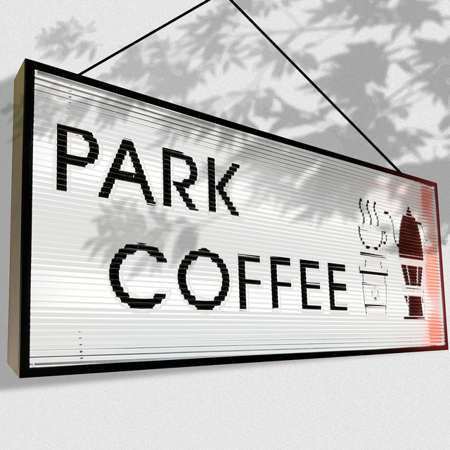 Acrylic Light Box - Modern LED Advertising Display for Restaurants & Offices