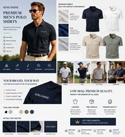 Polos décontractés à prix réduit pour hommes, polos de golf par sublimation, polos uniformes tendance, uniformes par sublimation