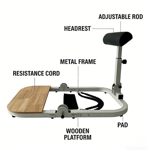 Máquina de Ejercicios para Cadera Multifuncional Portátil y Personalizable, Equipo de Entrenamiento de Cadera Plegable para Uso Doméstico y Deportivo - Product Image 4