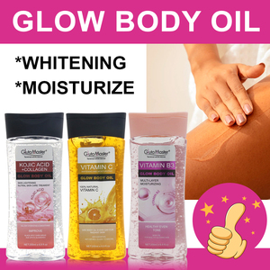 Effective <strong>Wholesale</strong> Glow Body Oil Face Body Skin Lightening Moisturizing Kojic Acid Collagen Skin Care Pure Natural Body Oil - Product Image 4