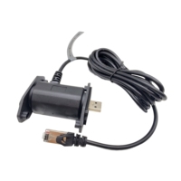 Adaptor USB 2.0 Tipe A Male ke Female satu bagian dengan Kabel RJ45 untuk Peralatan Transfer Data Inverter Surya PV