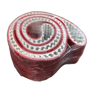 <span class=keywords><strong>Courroie</strong></span> de distribution en PU texturée rouge rugueuse de <span class=keywords><strong>5</strong></span> <span class=keywords><strong>mm</strong></span> avec revêtement - Product Image 3