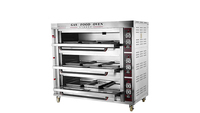YOSLON-horno para pan y Pizza, horno de panadería de una sola placa, hornos para hornear, máquina de Gas