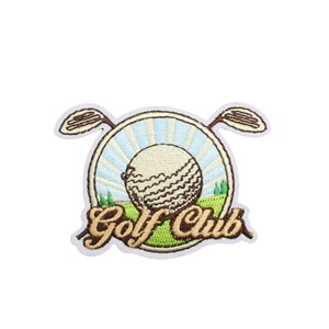 Vente chaude : Patchs <span class=keywords><strong>de</strong></span> golf thermocollants faits main, brodés à la machine, série sport pour casquette, tissu comme matériau principal, pour terrain <span class=keywords><strong>de</strong></span> golf et club <span class=keywords><strong>de</strong></span> golf - Product Image 2