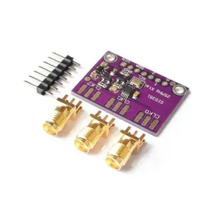 DC 3V 5V SI5351 SI5351A I2C Clock Signal Generator Module High Frequency Signal Square Wave Frequency 8KHz-160MHz