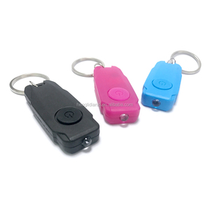 Mini lampe torche USB rechargeable pour porte-clés, super lumineuse, LED, pour le camping et les voyages, avec logo personnalisé, cadeau promotionnel - Product Image 1