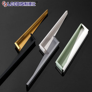 Lgcdis Aluminum Alloy Drawer Handle Recessed Cabinet Wardrobe Door <b>Pull</b> Non Detachable Door Mount Furniture Hardware - Product Image 1