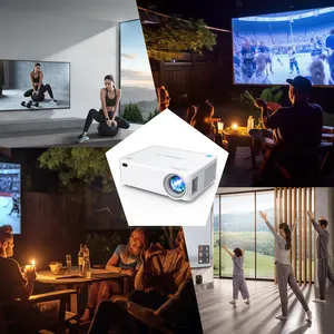 Light Valve 2023 Mini Filmes Video projektoren Smart 4k Heimkino Tragbarer LCD Android Short Throw TV Outdoor 1080P Projektor