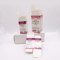 Boîtes à médicaments en papier de luxe recyclables personnalisées avec laminage mat et gaufrage, conteneur à pilules personnalisable pour le stockage de médicaments