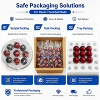 Esferas de Resina de Precisión SDBALLS de 14 mm, 19 mm y 25 mm para Trackballs OEM, para Módulos de Control de Kioscos Industriales y Médicos