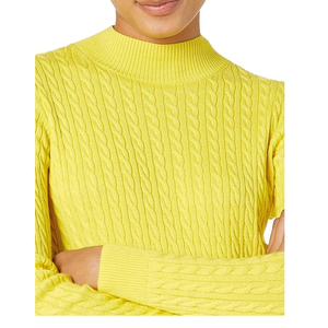 100% orientada a la exportación de moda Casual de manga larga con cuello redondo o cuello en V de nailon Casual Anti-Shrink Knitted suéteres de mujer de BD - Product Image 3