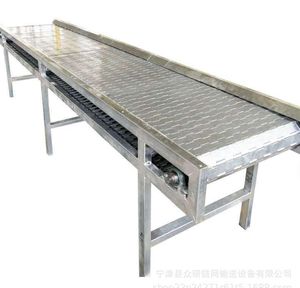 Ekspres montaj hattı ton kum ve çakıl cevheri taşıma karbon çelik ağır zincir plaka konveyör - Product Image 1