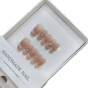 <span class=keywords><strong>Uñas</strong></span> de cobertura completa hechas a mano puras, venta al por mayor Cute Hello Kitty Press on Nails Cartoon Designed Reutilizable Custom Gel Artificial Nails - Product Image 5