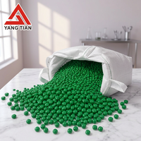 Masterbatch vert brillant pour film soufflé avec faible taux d'additifs (2%-3%) pour l'extrusion de plastique PE/PP