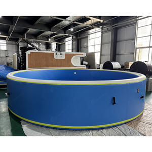 Bain de glace portable avec logo personnalisé, baignoire de récupération par cryothérapie DWF, <span class=keywords><strong>piscine</strong></span> à eau froide, <span class=keywords><strong>piscine</strong></span> <span class=keywords><strong>gonflable</strong></span> extérieure, <span class=keywords><strong>piscine</strong></span> à structure Drop Stitch - Product Image 1