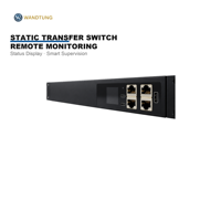 Interruptor de Transferencia Estática (STS) de 19 Pulgadas para Montaje en Rack, Equipo de Transferencia Automática de Energía Industrial, Venta al Por Mayor