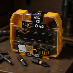 Juego de Puntas para Destornillador DeWalt Flex Torq, 25 mm, Ph2, 25 Piezas, Estuche Resistente - Product Image 3