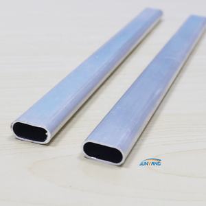 6061 6063 T5 T6 tubo circolare ovale in alluminio tubo semicircolare tubi in alluminio profilo tondo in alluminio estruso - Product Image 2