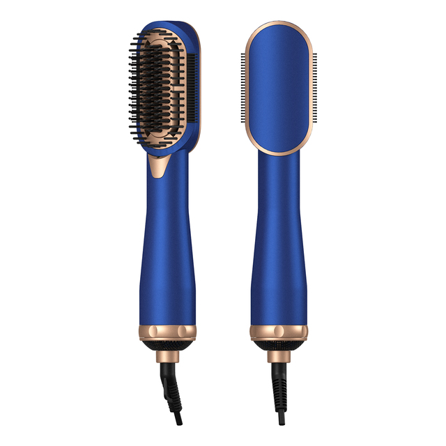 Professional China Supplier One Step 450W Styling Hot Air Brush Styler Hair Straight Comb Salon Hair Dryer Brush